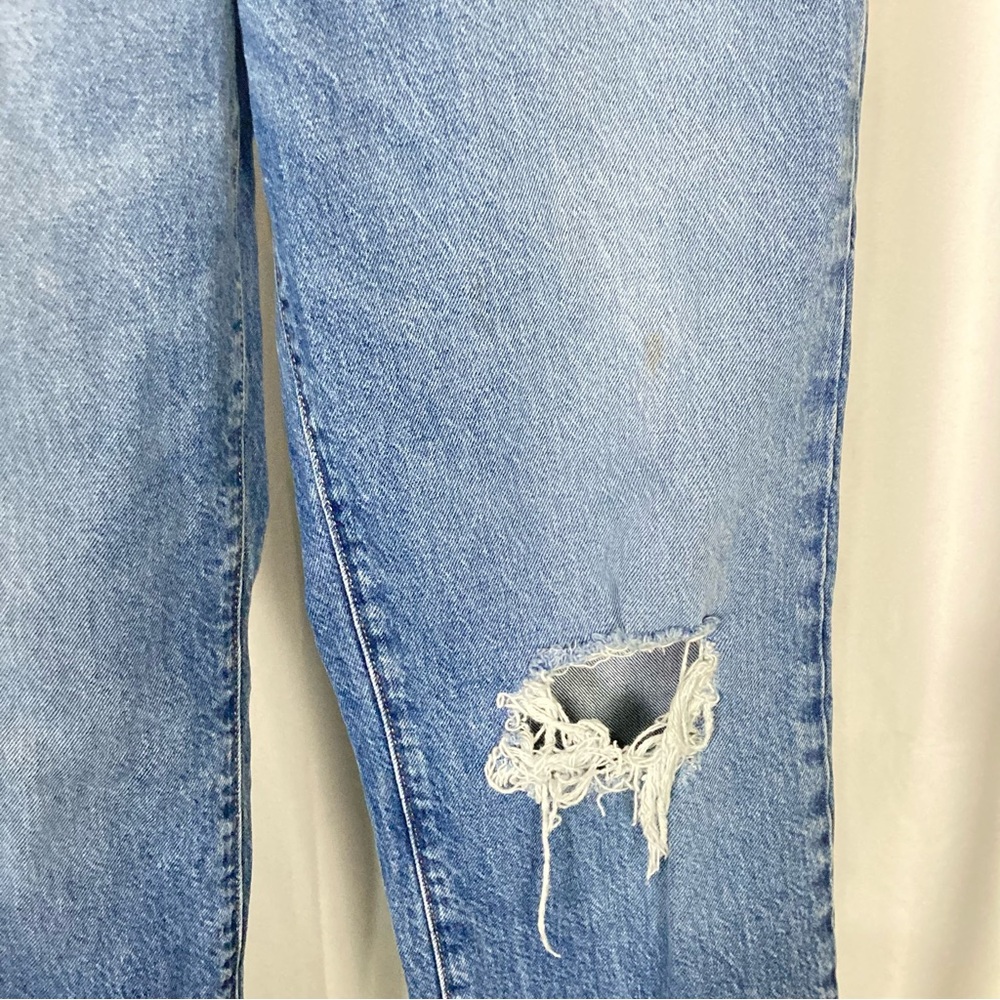 Good American Good 90's Straight 6/28 Distressed Baggy Jeans - Picture 10 of 10